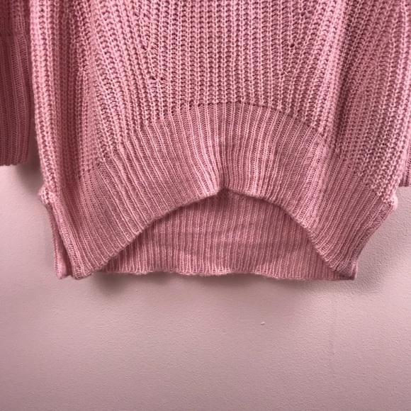 Philosophy Blush Pink Large Knit Oversized Sweater - Picture 3 of 8